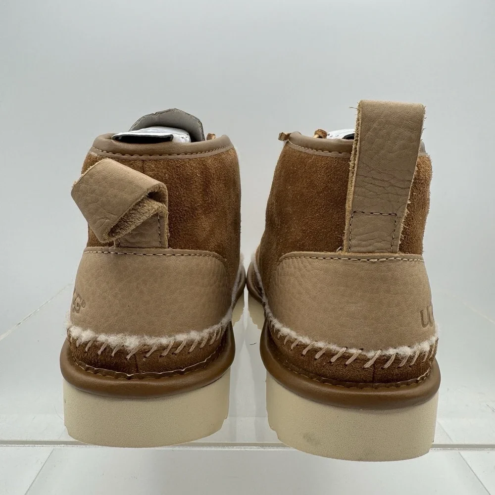 NEW! UGG Neumel Stitch Chestnut Chukka Boots 1094398 Men's 5 / Women's 6